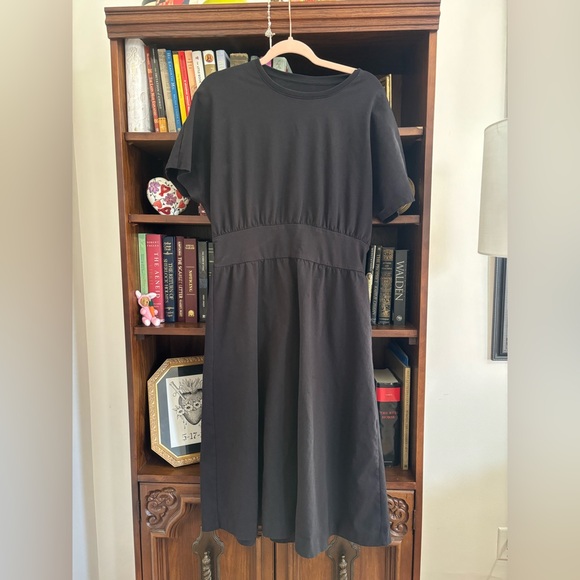 Everlane The Organic Cotton Waisted Dress SZ LRG - Picture 2 of 6